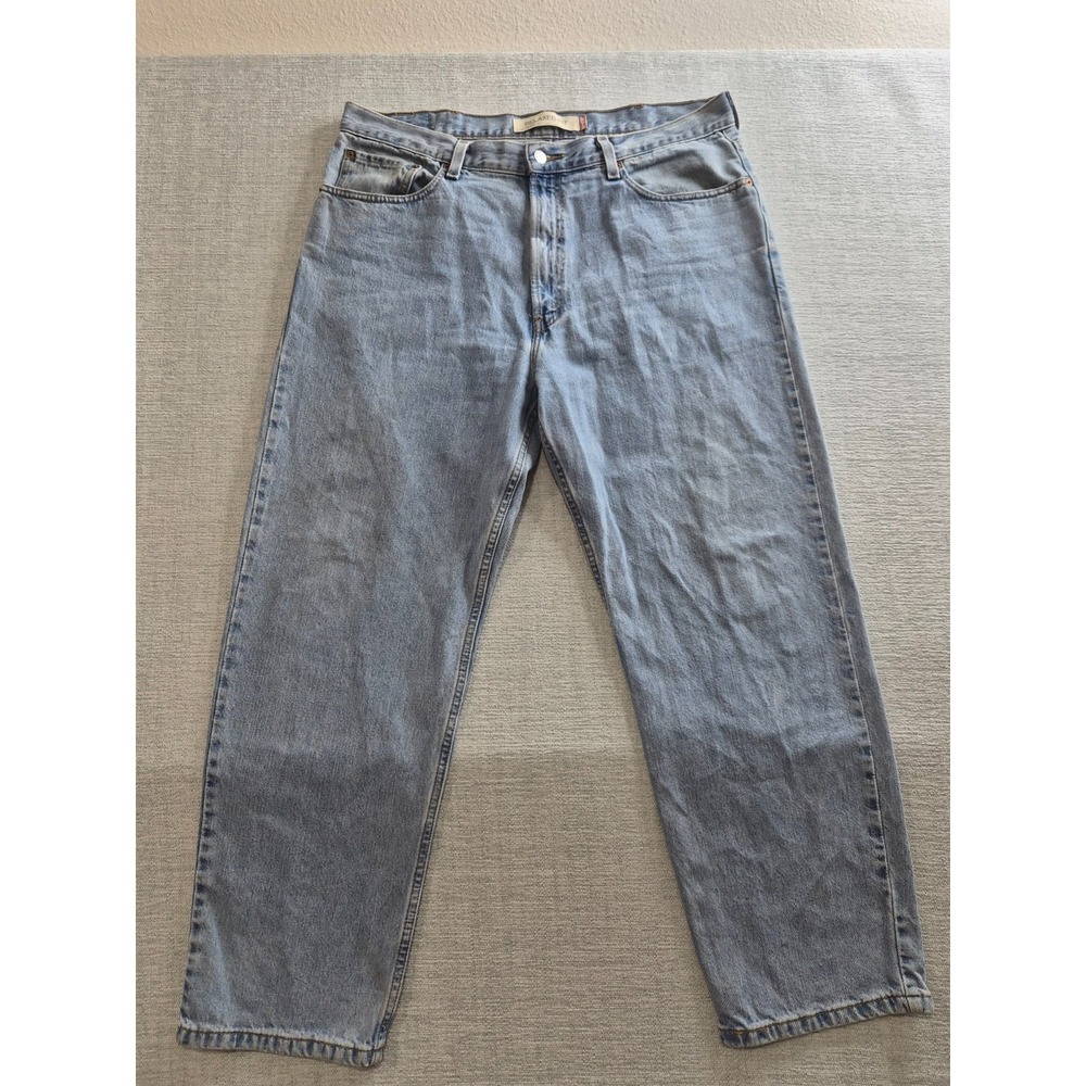 Levi's 550 Jeans Mens 38x29 Blue Denim Cotton Relaxed Fit Straight Leg Outdoor